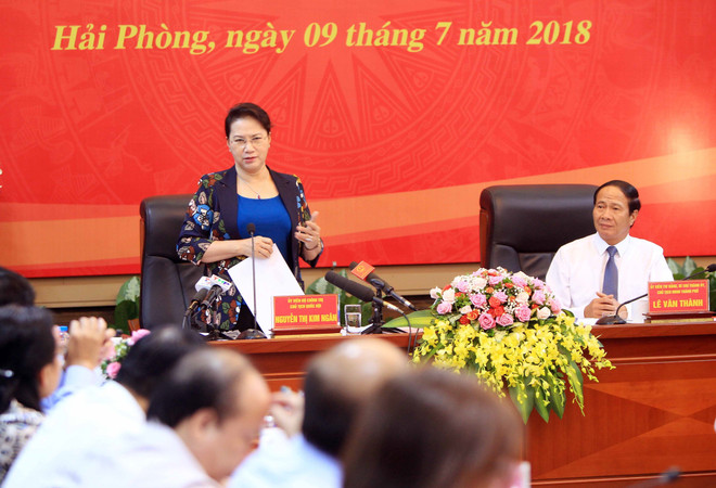Chủ tịch Quốc hội: Hải Phòng cần giải quyết "điểm nghẽn" phát triển ảnh 1