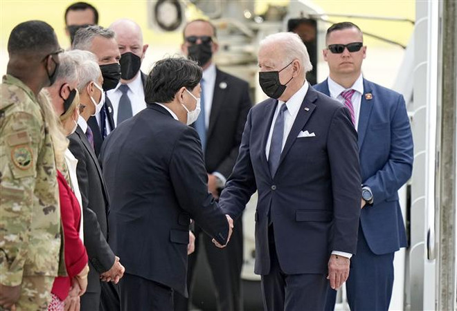 Tổng thống Mỹ Joe Biden hội kiến Nhật hoàng Naruhito ở Tokyo ảnh 1