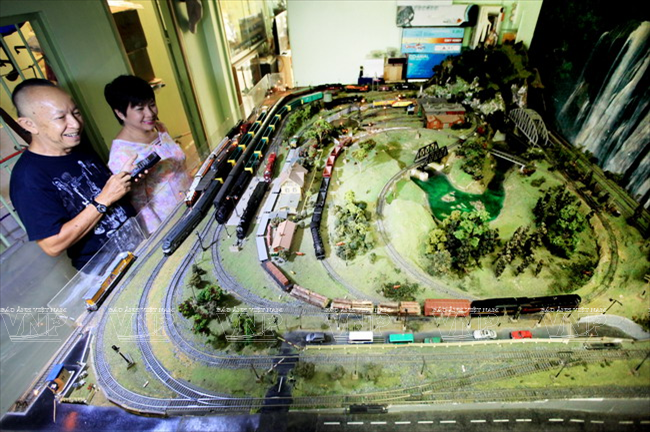 Nghệ sỹ Nguyễn Văn Được với thú chơi mô hình xe lửa ảnh 14