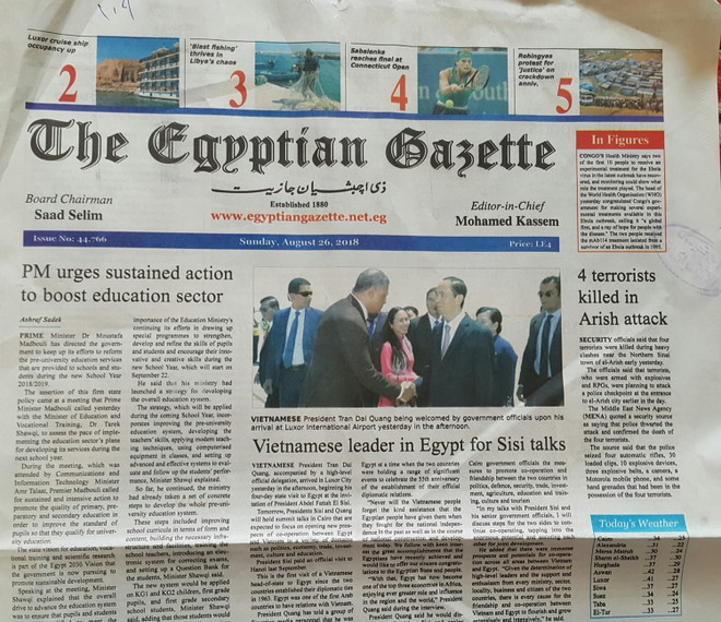 Báo Ai Cập: Mở ra triển vọng mới cho hợp tác Ai Cập và Việt Nam ảnh 2