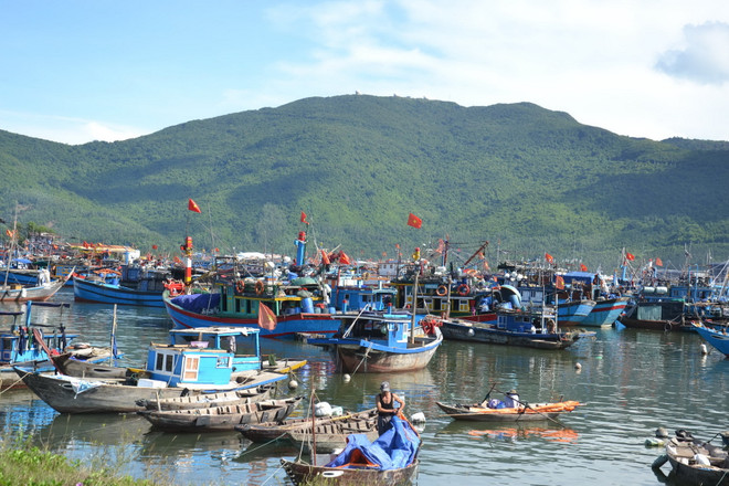 Một ngư dân trở về sau một ngày bị sóng đánh ngã xuống biển ảnh 1