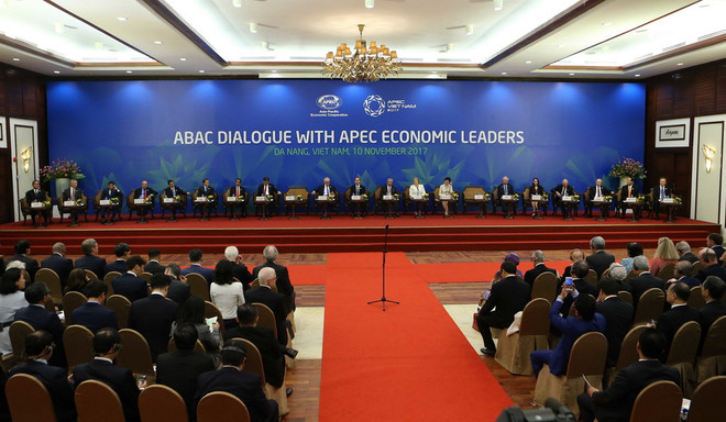 Hình ảnh phiên toàn thể đối thoại giữa lãnh đạo APEC với ABAC ảnh 2