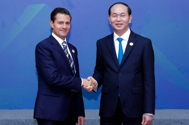 Hình ảnh phiên toàn thể đối thoại giữa lãnh đạo APEC với ABAC ảnh 1