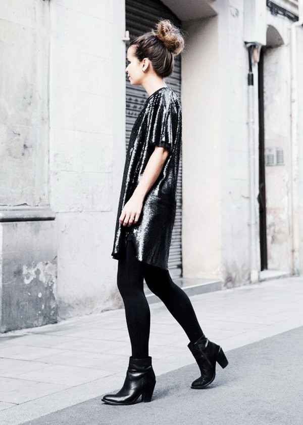 Phái đẹp "kéo dài chân" trong mùa lạnh cùng tất da chân màu đen ảnh 11