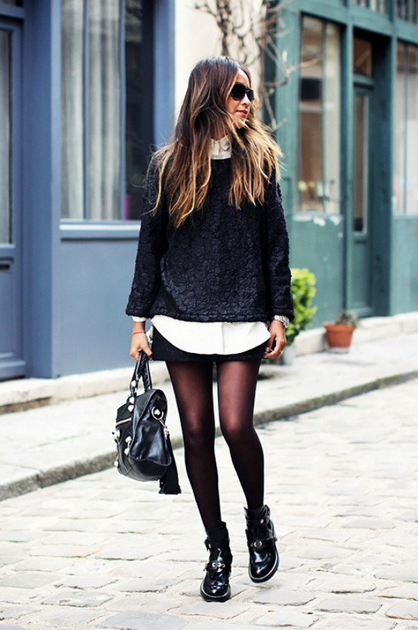 Phái đẹp "kéo dài chân" trong mùa lạnh cùng tất da chân màu đen ảnh 10