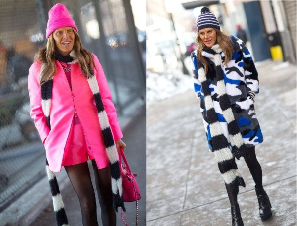 Tạo điểm nhấn cho trang phục mùa lạnh cùng chiếc khăn len ảnh 9