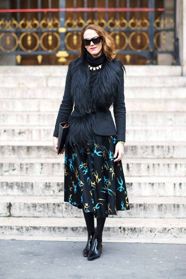 Tạo điểm nhấn cho trang phục mùa lạnh cùng chiếc khăn len ảnh 8