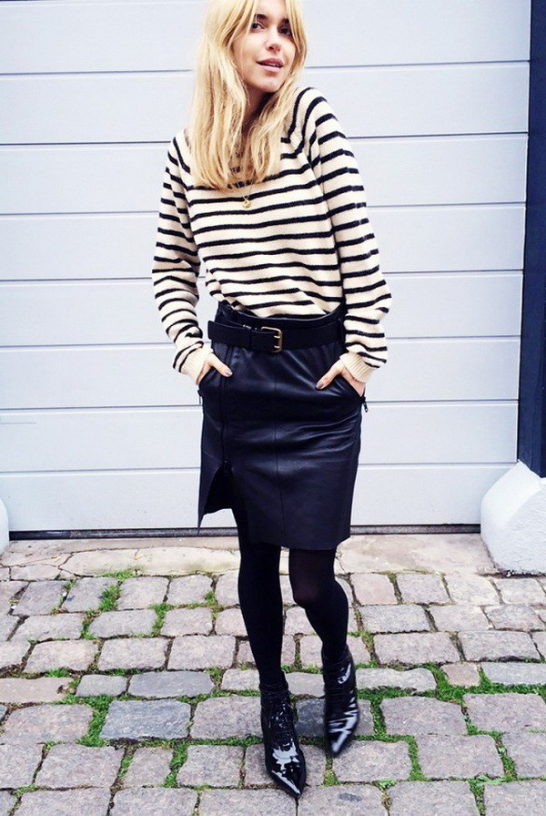 Phái đẹp "kéo dài chân" trong mùa lạnh cùng tất da chân màu đen ảnh 4