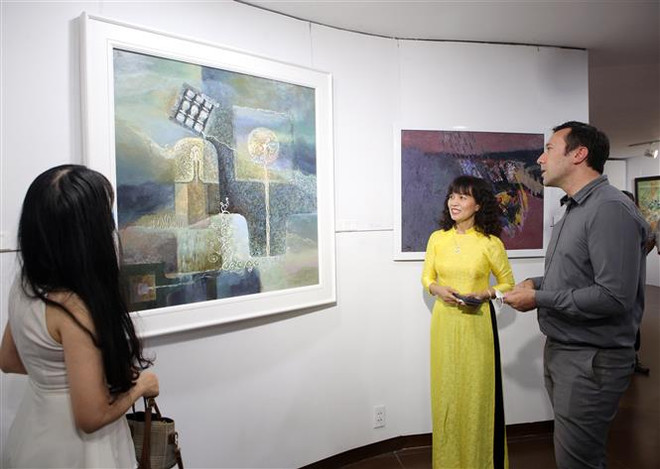 47 năm thống nhất đất nước: Triển lãm mỹ thuật “Hội ngộ” tại Đà Nẵng ảnh 2