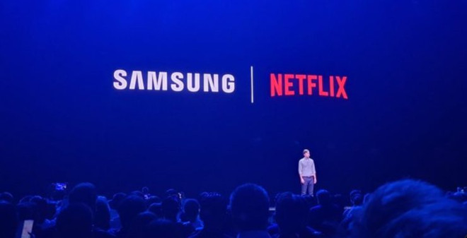 Samsung công bố quan hệ đối tác với Netflix tại sự kiện Unpacked. (Nguồn: wccftech.com) Samsung mang nhiều tính năng, nội dung giải trí cao cấp lên Galaxy S20 ảnh 1