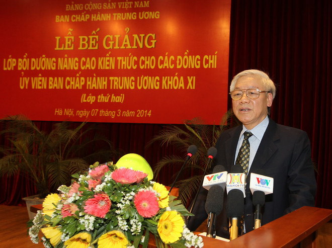 Tổng Bí thư nói chuyện tại lớp bồi dưỡng cho Ủy viên TW ảnh 1