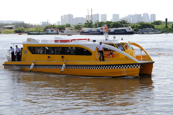 Vận hành kỹ thuật tuyến buýt sông đầu tiên tại Thành phố Hồ Chí Minh ảnh 1
