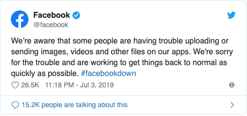 Facebook lên tiếng về sự cố sập mạng, không hiển thị ảnh ảnh 1