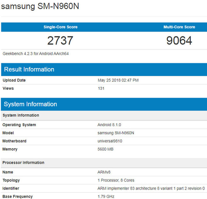 Galaxy Note 9 có thể sẽ có hai phiên bản chạy chip xử lý khác nhau ảnh 2
