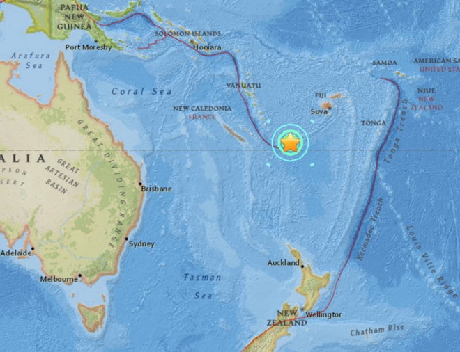 Động đất mạnh ở Thái Bình Dương, đã có cảnh báo sóng thần ảnh 1