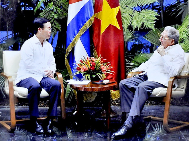 Trưởng ban Tuyên giáo TW Võ Văn Thưởng thăm, làm việc ở Cuba ảnh 1