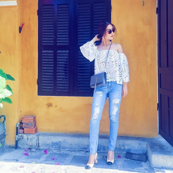 Giải quyết câu hỏi "Mặc gì đi chơi 2/9" qua bộ sưu tập của các sao ảnh 8