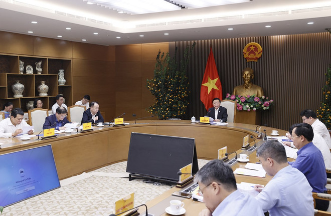 Quang cảnh cuộc họp. (Ảnh: Văn Điệp/TTXVN) trang thiet bi y te_1.jpg