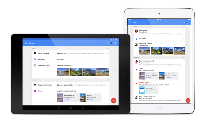 Ứng dụng Google Inbox thêm "cập bến" iPad, Safari và Firefox ảnh 1