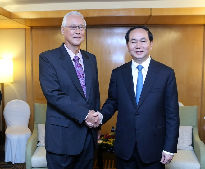 Chủ tịch nước kết thúc chuyến thăm cấp Nhà nước tới Singapore ảnh 2