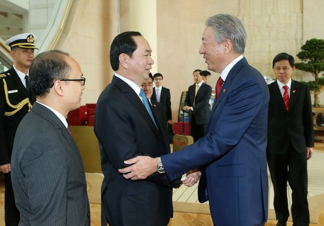 Chủ tịch nước kết thúc chuyến thăm cấp Nhà nước tới Singapore ảnh 1