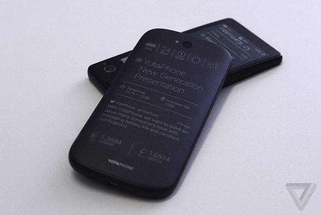 YotaPhone 2 - điện thoại dùng giấy điện tử sắp được bán ra ảnh 1