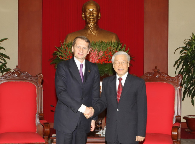 Tổng Bí thư Nguyễn Phú Trọng tiếp Chủ tịch Duma Quốc gia Nga ảnh 1