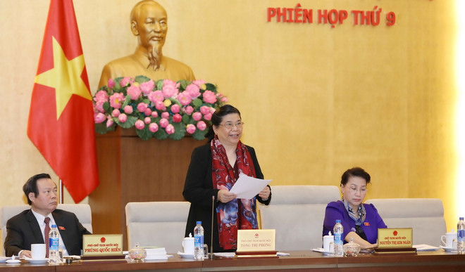 Khai mạc Phiên họp thứ 9 Ủy ban Thường vụ Quốc hội khóa XIV ảnh 1