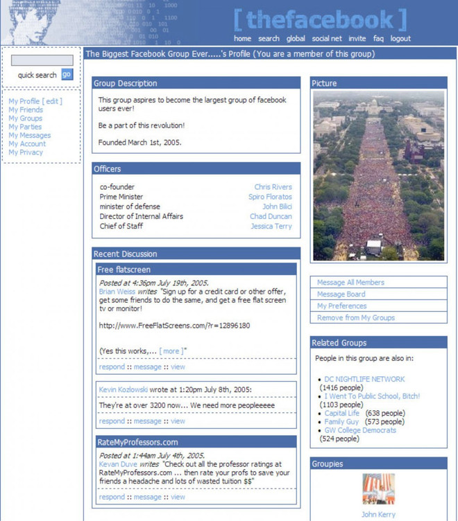 Nhìn lại hình ảnh giao diện của Facebook trong suốt 12 năm qua ảnh 3