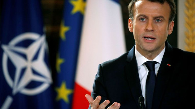 Tổng thống Pháp Emmanuel Macron. (Nguồn: sky news) Cái khó của EU trong việc thành lập lực lượng quân sự độc lập ảnh 2