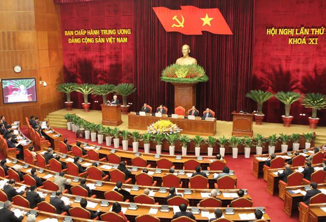 Ngày làm việc đầu tiên Hội nghị Trung ương Đảng lần thứ 10 ảnh 1