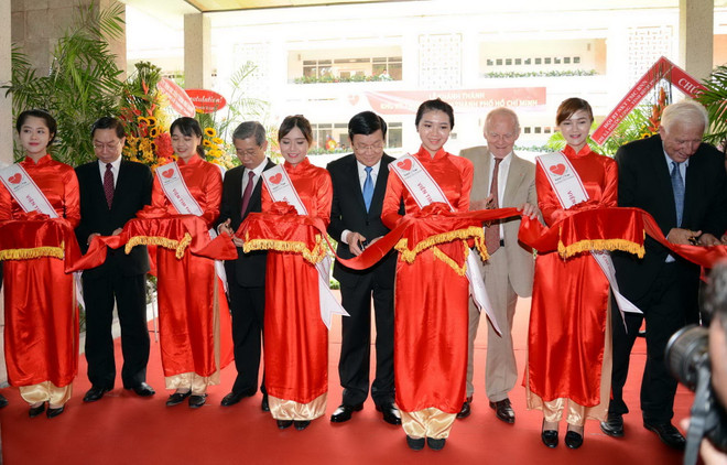 Chủ tịch nước dự khánh thành Khu kỹ thuật Viện Tim TP.HCM ảnh 1