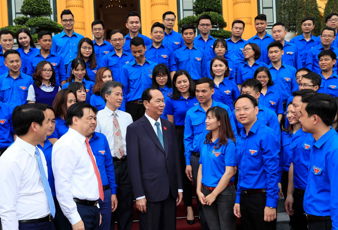 Chủ tịch nước gặp mặt đại biểu thanh niên Khối các cơ quan Trung ương ảnh 1