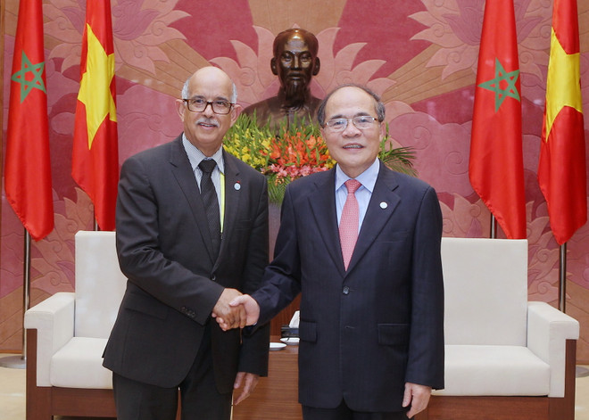 Chủ tịch Quốc hội tiếp Chủ tịch Thượng viện Vương quốc Maroc ảnh 1