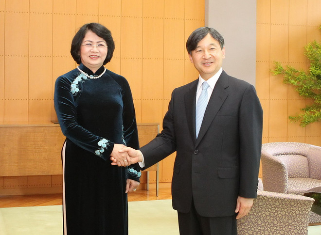 Phó Chủ tịch nước gặp gỡ các thành viên Hoàng gia Nhật Bản ảnh 1