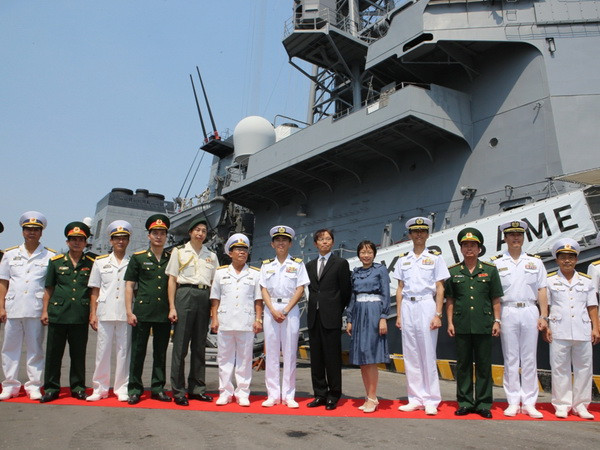 [Video] Đà Nẵng tiếp đoàn sỹ quan và tàu Hải quân Nhật Bản ảnh 1