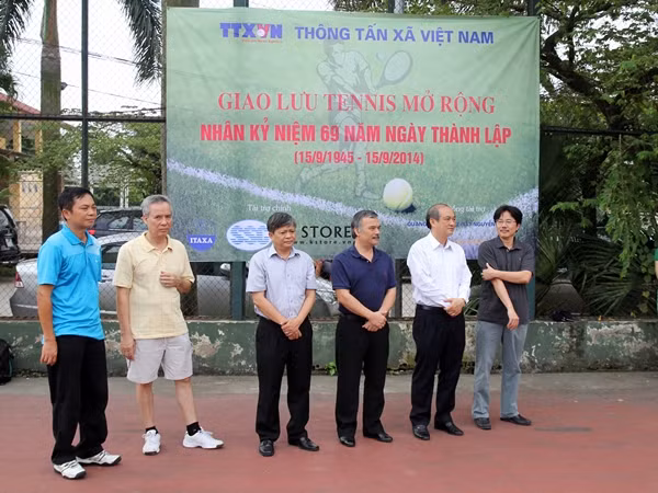 Giải giao lưu tennis mở rộng Thông tấn xã Việt Nam năm 2014 ảnh 1