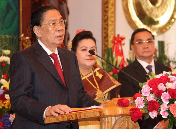 Lào tổ chức tiếp khách nhân dịp quốc khánh lần thứ 39 ảnh 1