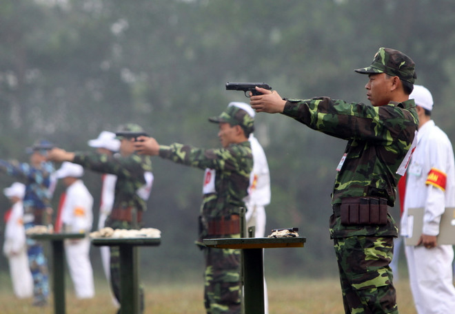 Quân đội Việt Nam đăng cai giải bắn súng quân dụng ASEAN 2014 ảnh 1
