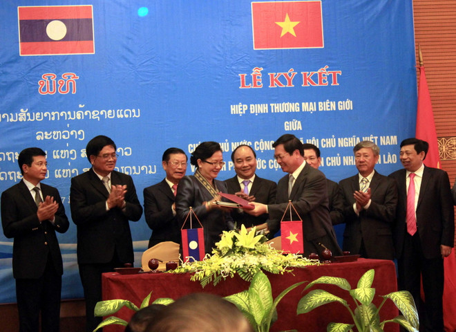 Phê duyệt Hiệp định thương mại biên giới giữa Việt Nam-Lào ảnh 1