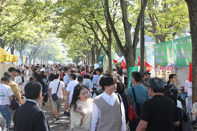 Người Nhật chào đón hương vị ẩm thực Việt Nam tại Lễ hội Phở ở Tokyo ảnh 4