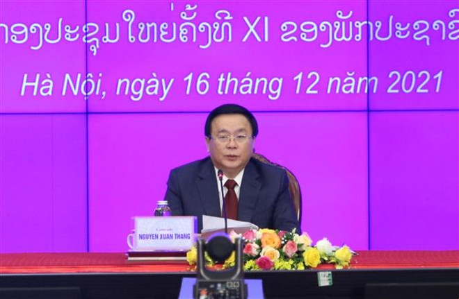 Việt Nam-Lào trao đổi thực tiễn mới về xây dựng, chỉnh đốn Đảng ảnh 2