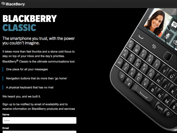 BlackBerry Classic “tìm về cội nguồn” hứa hẹn thu hút khách hàng ảnh 1