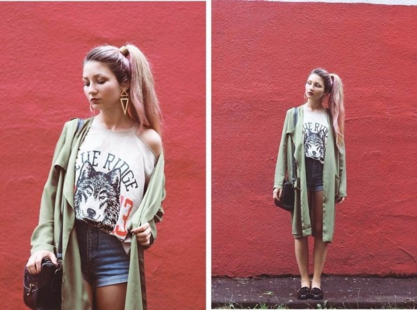 Áo khoác nhẹ kết hợp với quần shorts trong ngày giao mùa ảnh 10