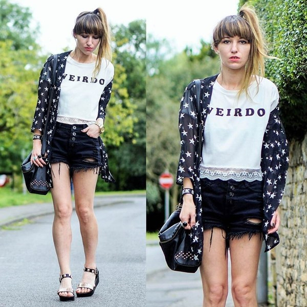 Áo khoác nhẹ kết hợp với quần shorts trong ngày giao mùa ảnh 14