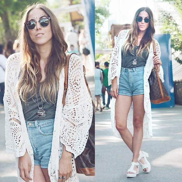 Áo khoác nhẹ kết hợp với quần shorts trong ngày giao mùa ảnh 11