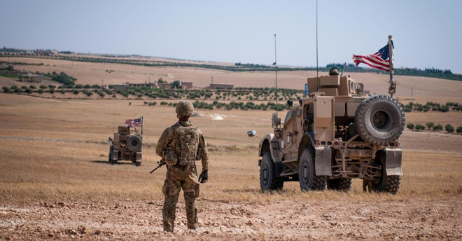 Binh sỹ Mỹ ở Manbij, Syria. (Nguồn: US Army) Liên quân do Mỹ đứng đầu xả súng vào trạm kiểm soát ở Đông Bắc Syria ảnh 1