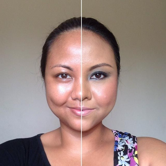 Phụ nữ khắp thế giới "phát sốt" với trào lưu trang điểm nửa mặt ảnh 2