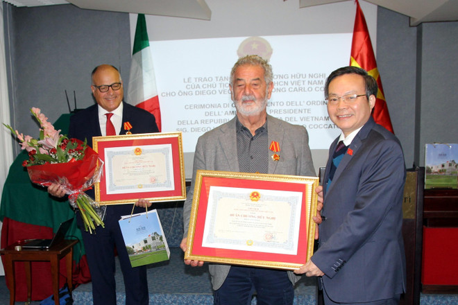 Phó Chủ tịch Quốc hội Phùng Quốc Hiển thăm làm việc tại Italy ảnh 1