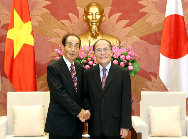 Chủ tịch Quốc hội tiếp Phó Chủ tịch Thượng viện Nhật Bản ảnh 1